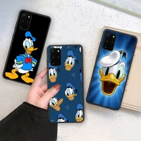donald duck phone case soft for samsung galaxy note20 ultra 7 8 9 10 plus lite m21 m31s m30s m51 cover