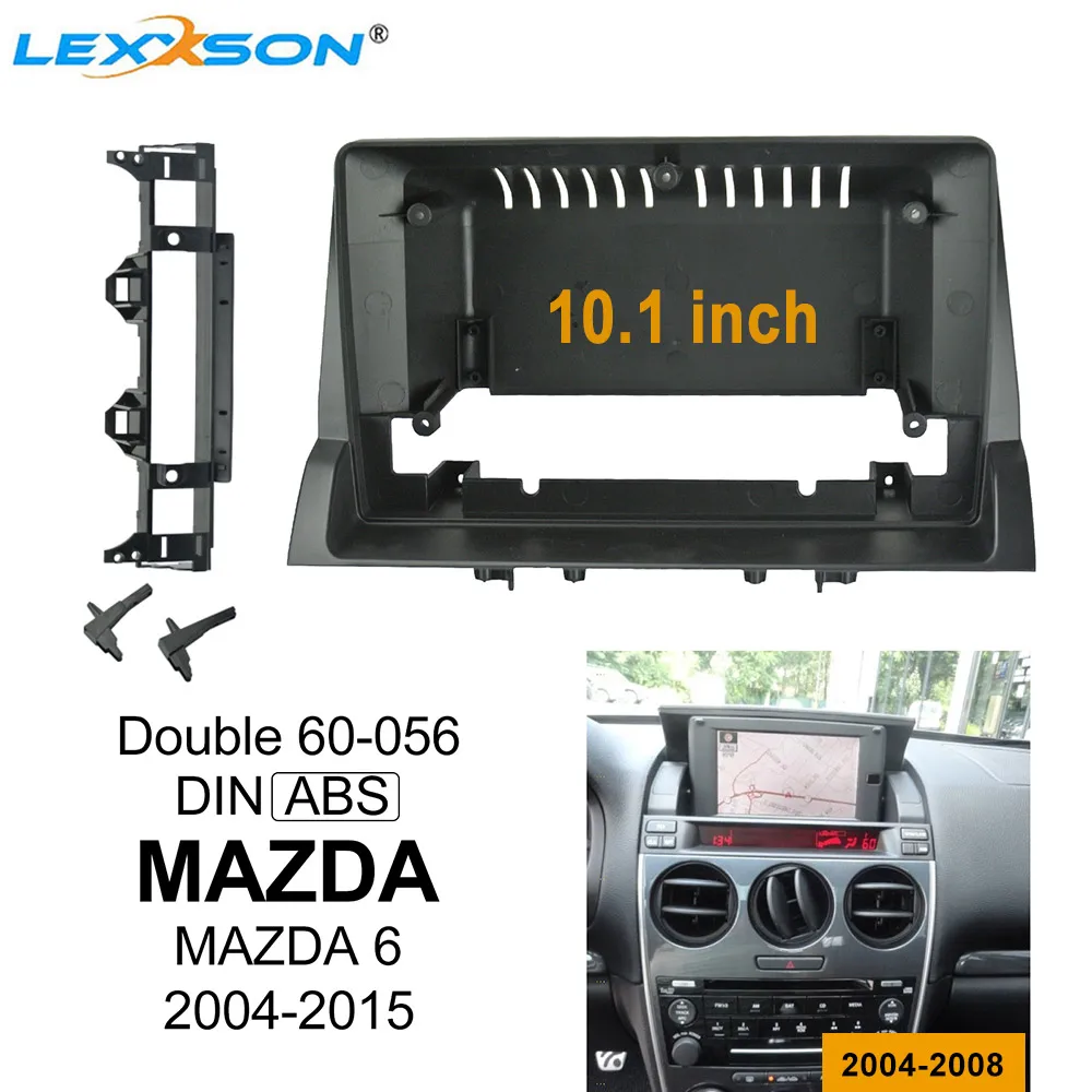 10 1 дюймовая Автомобильная панель Fascia ДЛЯ MAZDA 6 2004-2008 двойная Din рама Dvd аудио