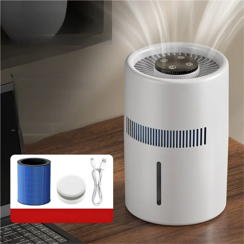 

Увлажнитель И Очиститель Воздуха HOMEFISH Для Дома, Офиса, Спальни, Автомобиля — Без Образования Тумана, Безопасен Для Береме...