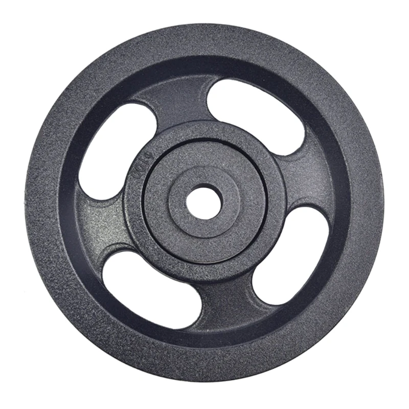 

100mm Universal Bearing Pulley Wheel Wearproof Black Nylon Bearing Pulley Round Fitness Pulley Wheel Bearing Replacement