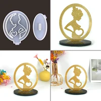 mothers day gift desktop ornament silicone mold diy love mom ornament large mirror silicone mold
