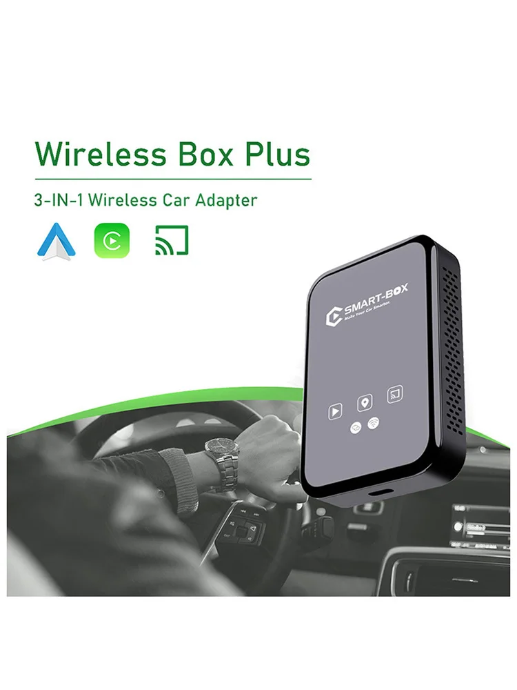 

2022 Новый беспроводной CarPlay 8-ядерный беспроводной Android проекционный модуль с автоматическим экраном три в одном Carplay Smart Box