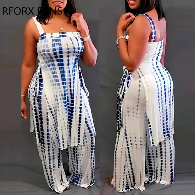 Женский комплект из двух предметов шикарный толстый Топ Без Рукавов на