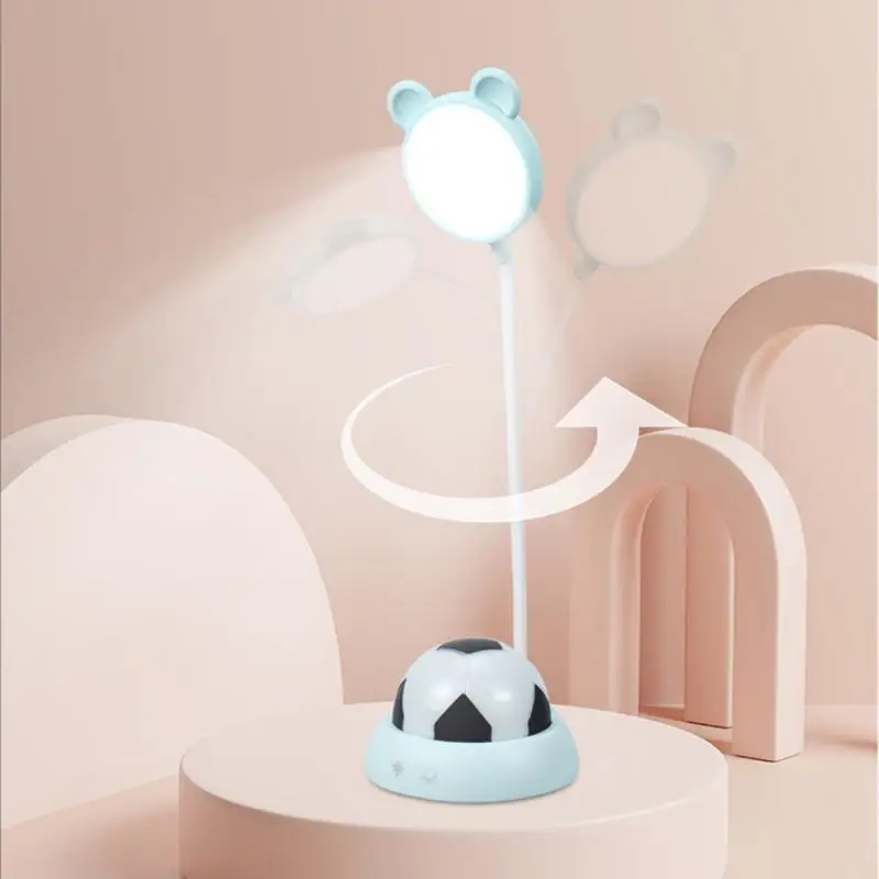 

Touch Switch Usb Charging Football Lamp Bedroom Bedside Light Led Desk Lamps Cute Fun Table Night Lamp Indoor Lighting Flexible
