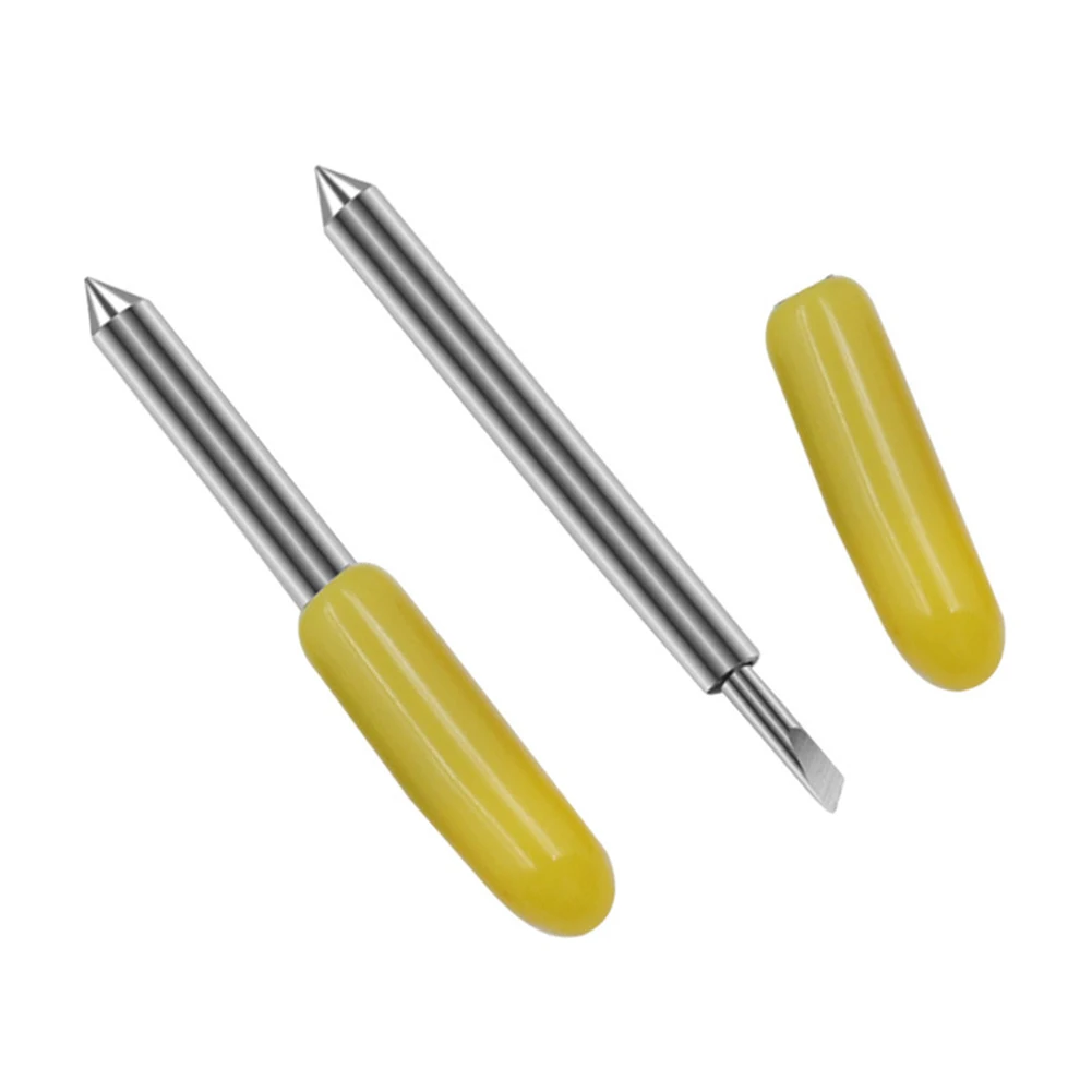 

30pcs Tungsten Steel Lettering Cutter 30/45/60 Degrees Replacement Blades For Roland Cricut Plotter Blade Cutter Handle Tools