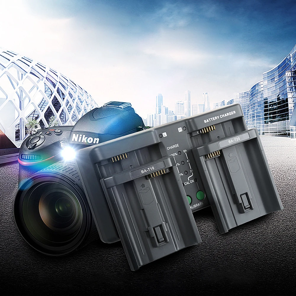 Dual Battery Charger for Nikon EN-EL18, EN-EL18a, EN-EL18b,EN-EL18D EN-EL18c, MH-26, MH-26aAK, MH-33