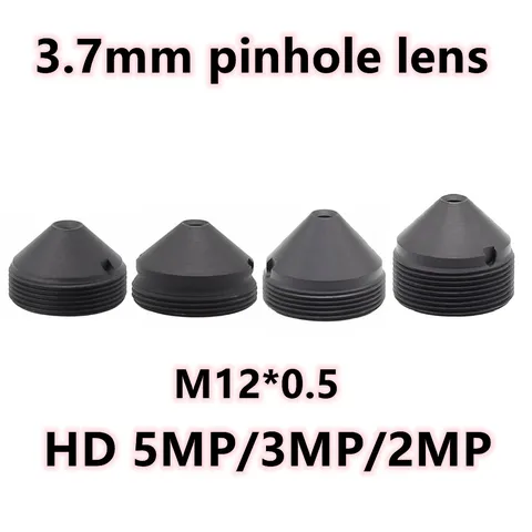 HD 5MP CCTV Объектив Pinhole 3,7 MM M12 * 0,5 Mount 1/1/2 "F2.0 90 градусов для камер видеонаблюдения