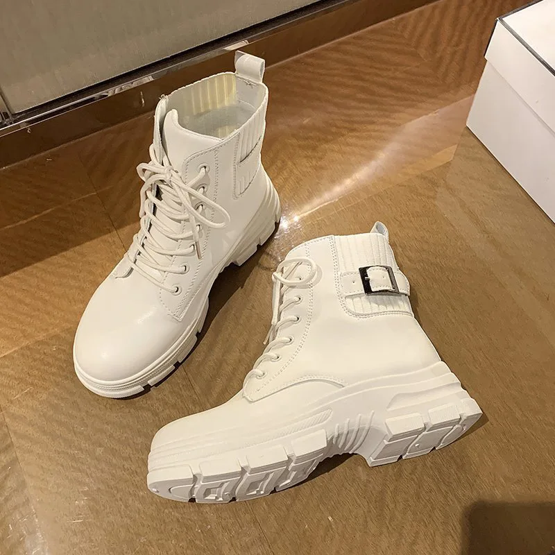 New Arrivals Soft Boots Women Shoes Woman Boots Fashion Round PU Ankle Boots 2023 Winter Elastic Black Boots Comfortable Boots