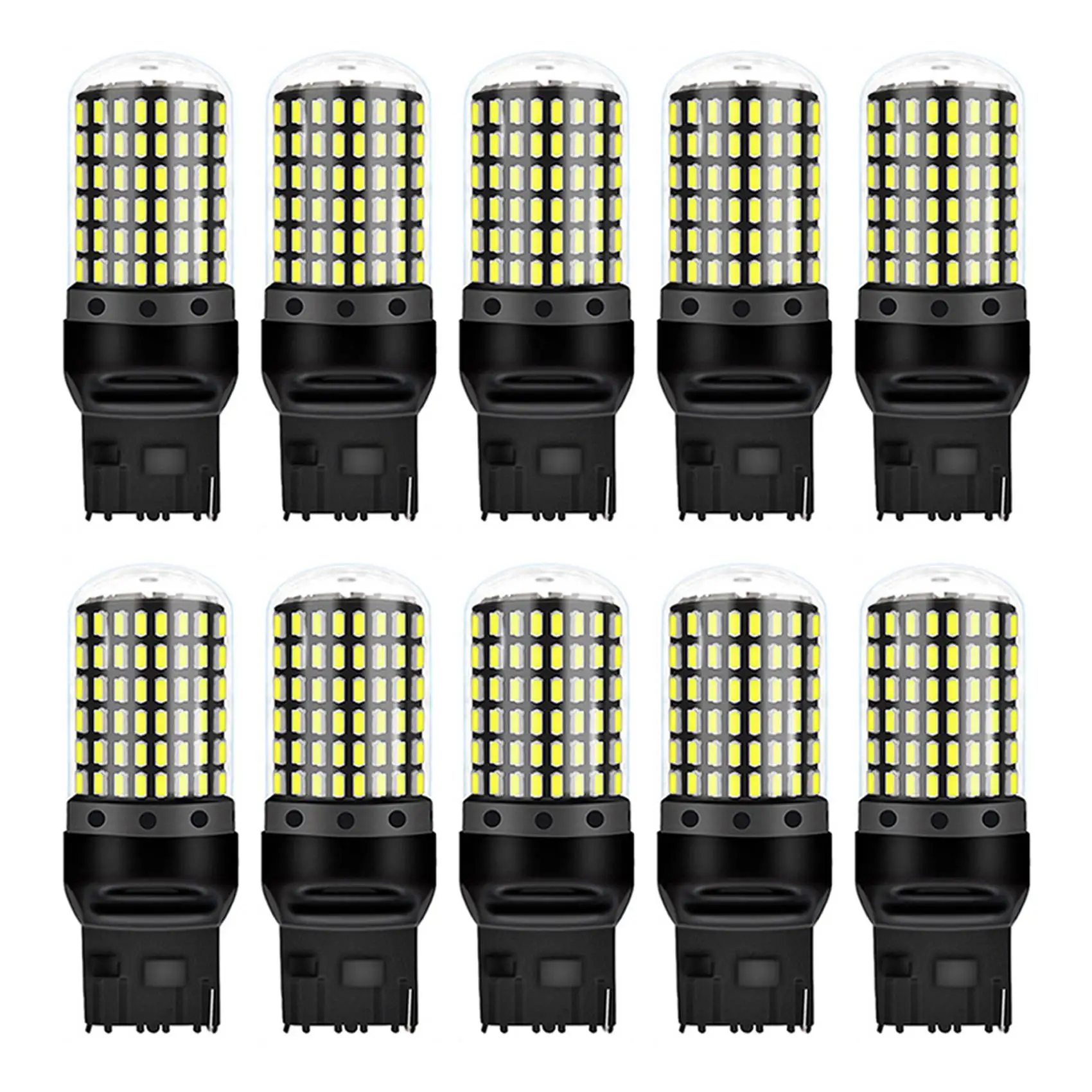 

10 шт. 3014 144Smd Canbus 1157 BAY15D P21W 1156 BA15S BAU15S PY21W T20 7440 7443 W21W светодиодный ные лампы для указателей поворота автомобиля