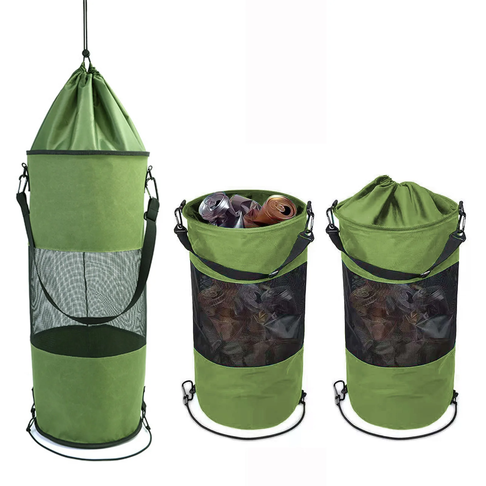 

Ship Garbage Storage Bag Reusable Portable Boat Kayak Camper Garbage Container Tough Durable Collapsible Mesh Trash Can For Boat