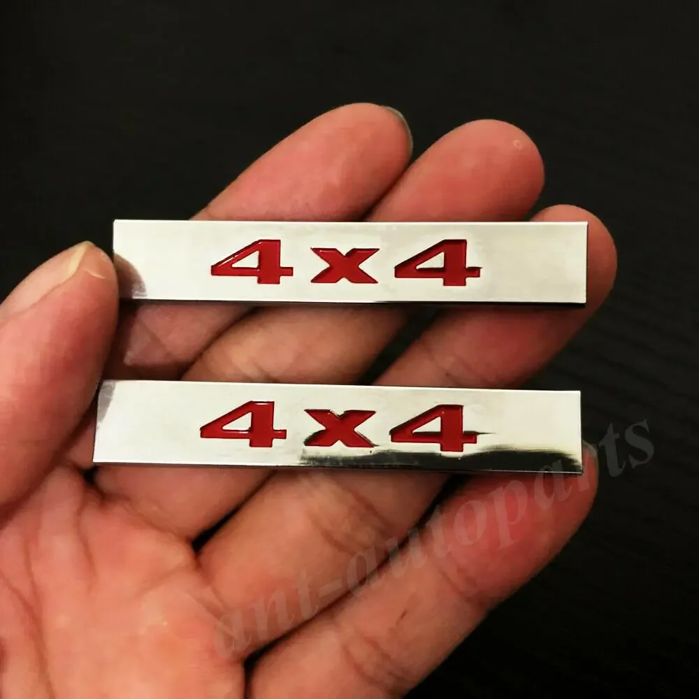 2 шт. металлический хромированный 4x4 багажник автомобиля эмблема на крыло значок