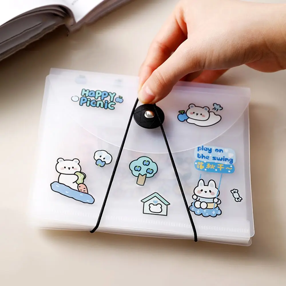 

Transparent Bandage Notebook Holder Stickers Storage Book Cash Bill Organize Idol Photo Booklet Nail Sticker Collecting
