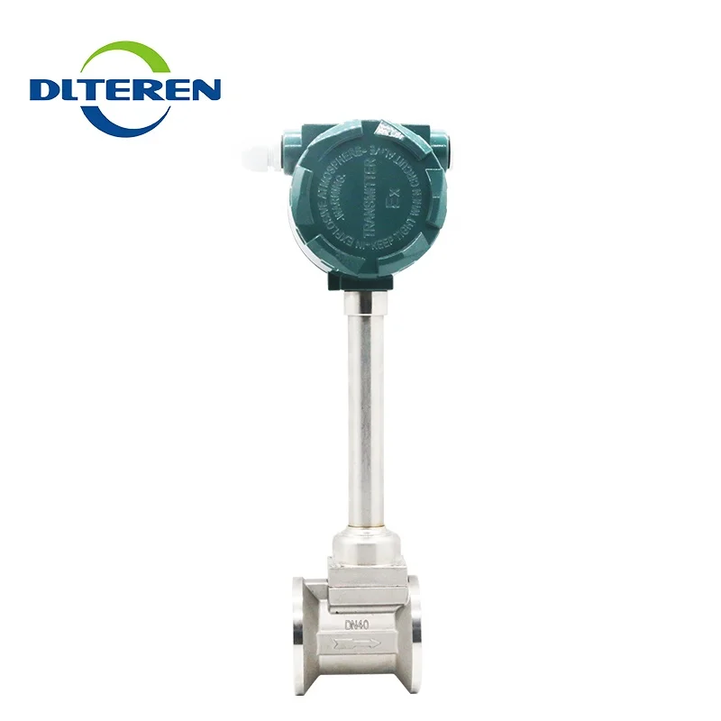 

DLTEREN 4-20mA Cheap measuring instruments Oxygen Flow Meter Steam Air Vortex Flow Meter