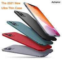 ultra thin phone case matte transparent hard case for iphone 12 pro max 11 promax xsmax xs xr x