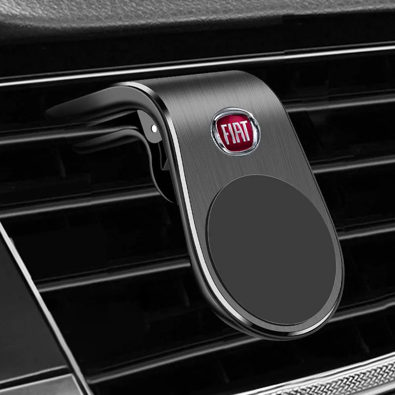 

Автомобильный магнитный держатель для телефона, зажим для вентиляционного отверстия, вращение для FIAT Abarth Grande Punto Tipo Panda Ducato Freemont Doblo, аксессуары