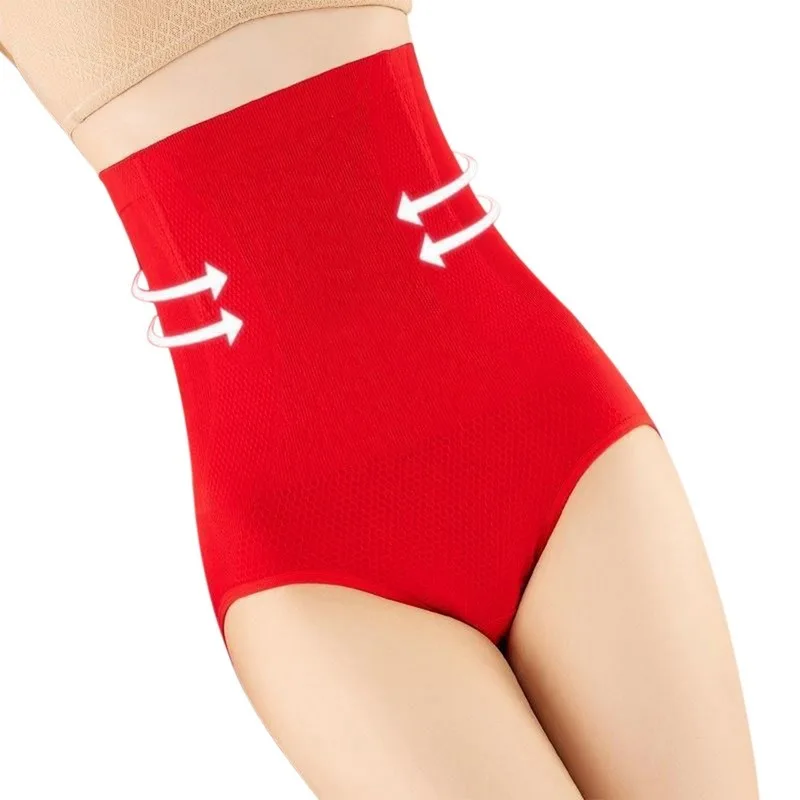 Женское нижнее белье для коррекции фигуры бесшовные шортики с завышенной талией