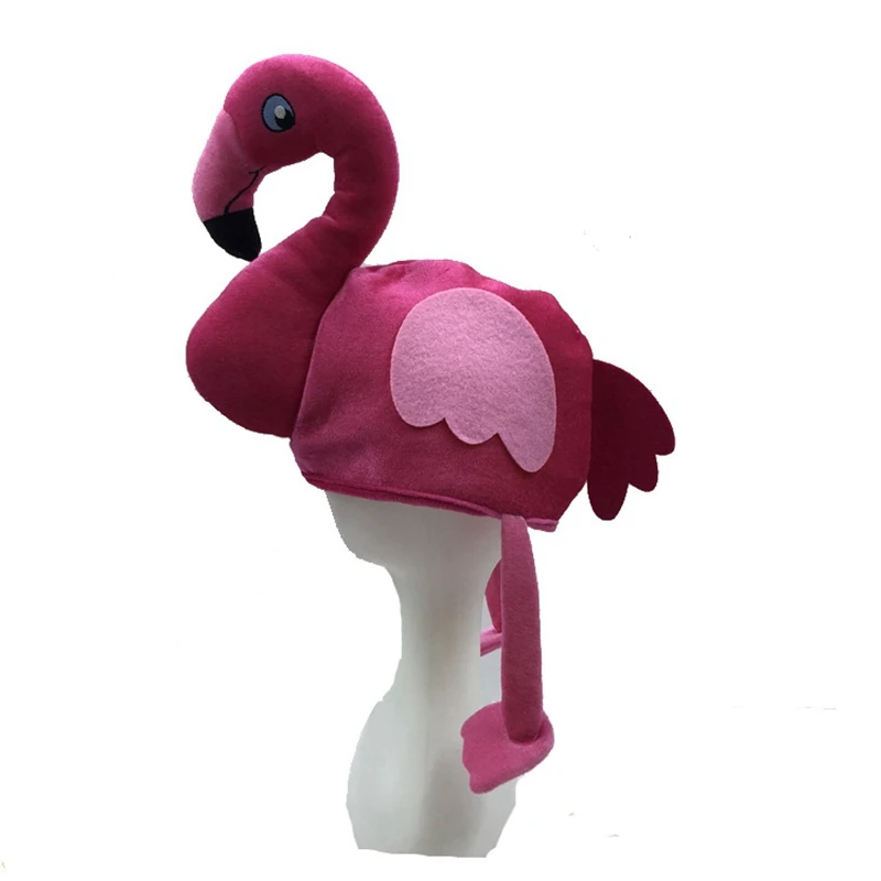 

Flamingo Cartoon Halloween Party Funny Unisex Beanie Holiday Party Adult Personality Halloween Hat Easter Hat
