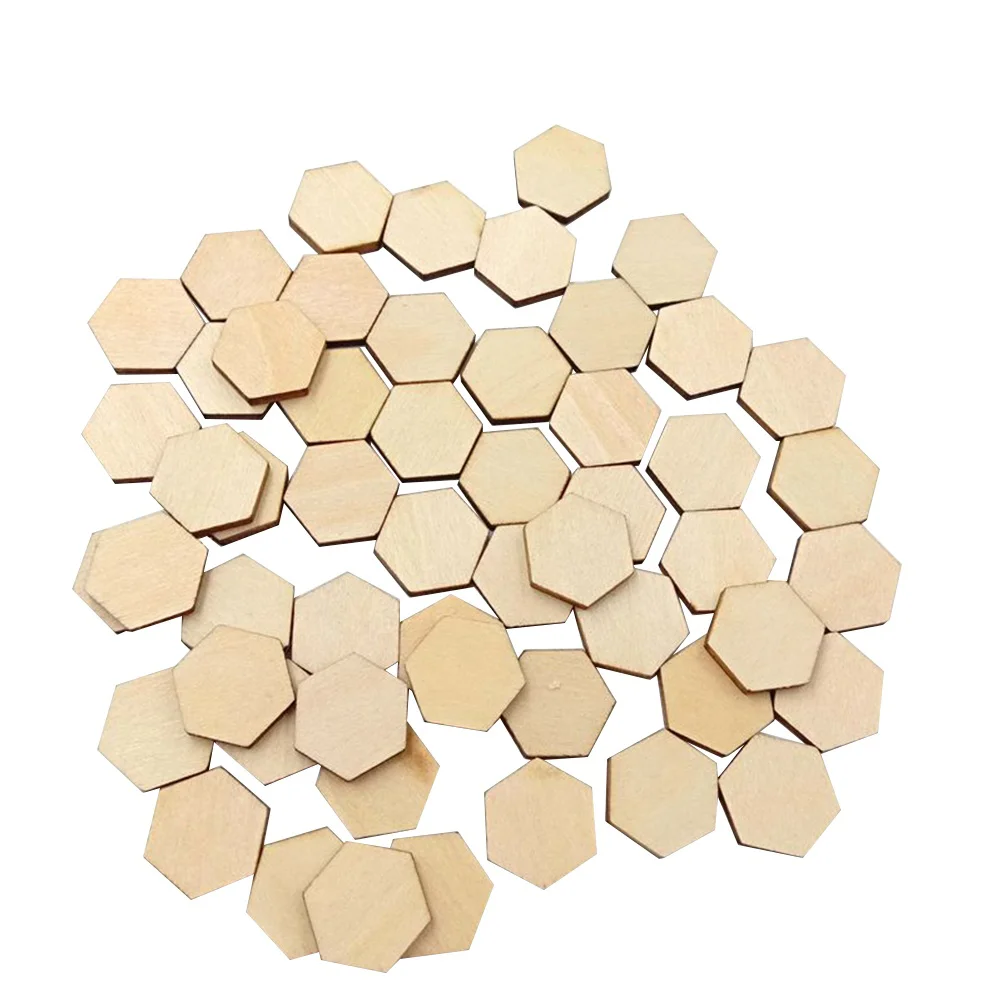 

Wood Wooden Hexagon Slices Pieces Ornaments Unfinished Cutouts Shapes Hexagonal Diy Blank Crafts Slabs Chipsshape Slice Hanging