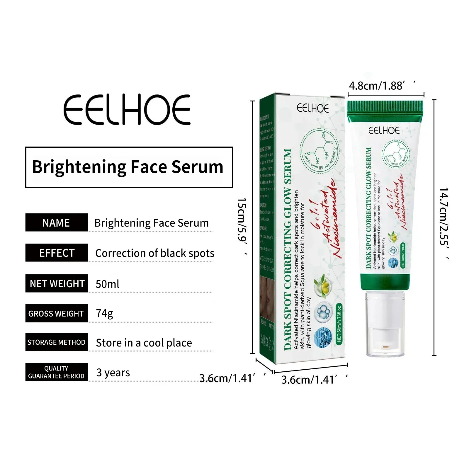 Dark Spot Removal Serum Remove Melasma Fade Pigmentation Brighter Chloasma Sun Remover Anti Aging Whitening Sprout Cream