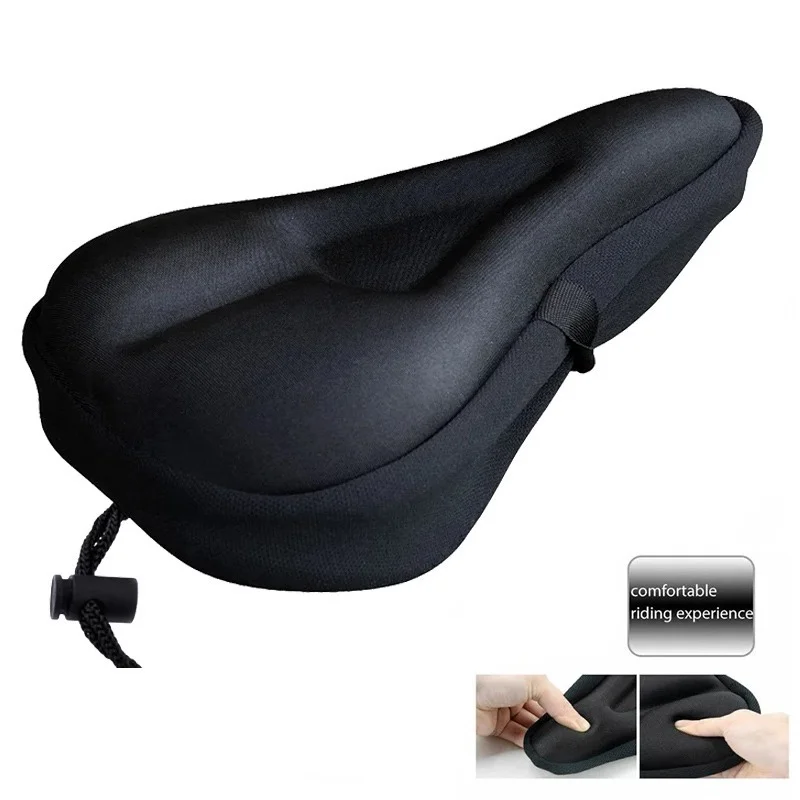 

Super Soft Silicone Cushion Cushion Cover Bicycle Saddle Mountain Bike Mountain Bike Riding Thickening Super Comfortable Cycling