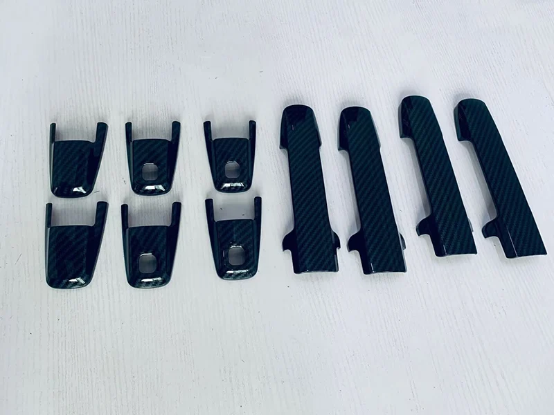 Для Suzuki Spacia Custom MK54S MK94S 2024 2025 ABS хромированная дверная ручка с умным отверстием для