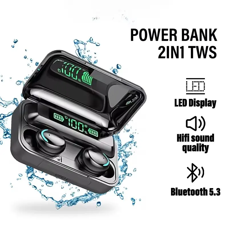 2024 TWS HiFi стерео беспроводные игровые наушники с подключением Bluetooth и внешним