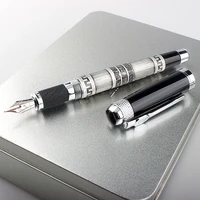bronze engraving jinhao fountain pen high quality 0 5mm nib office school supplies ink pens new