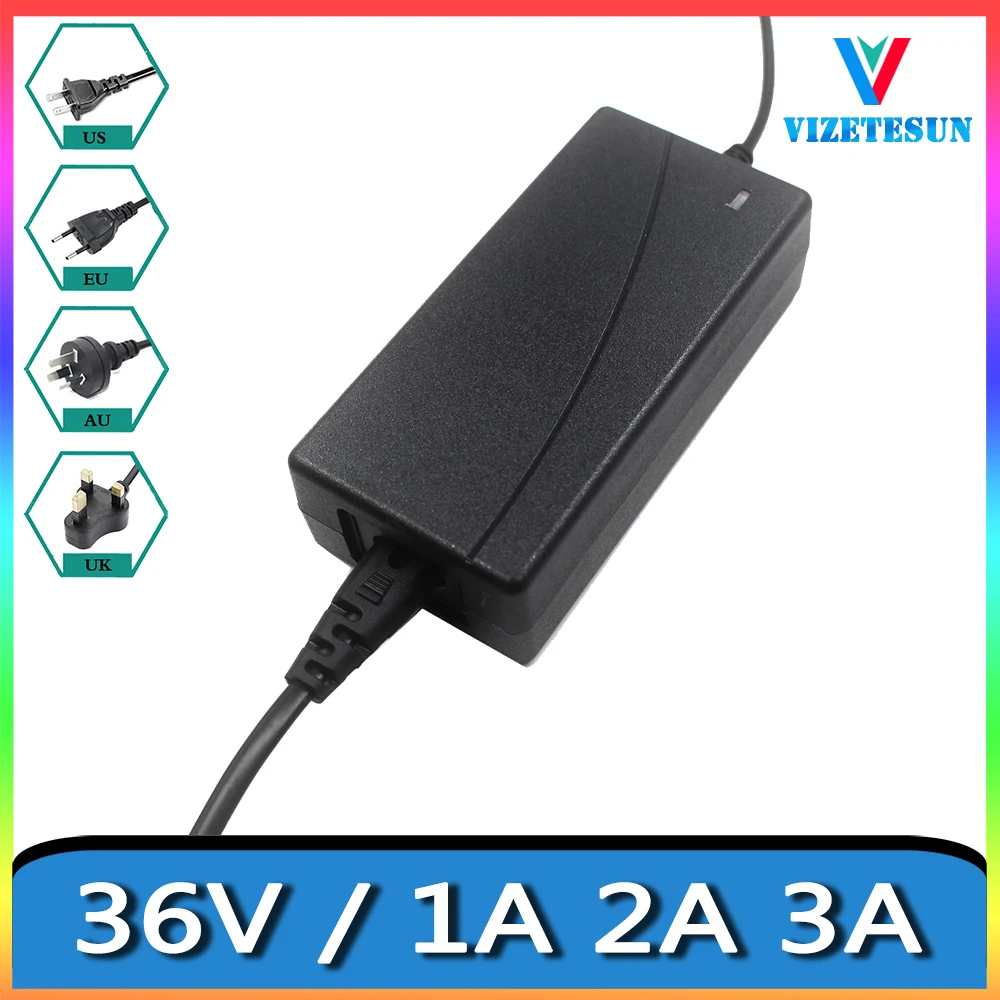 

36V 1A 2A 3A Switching Power Adapter Water Purifier Equipment Line DC 5.5*2.1MM