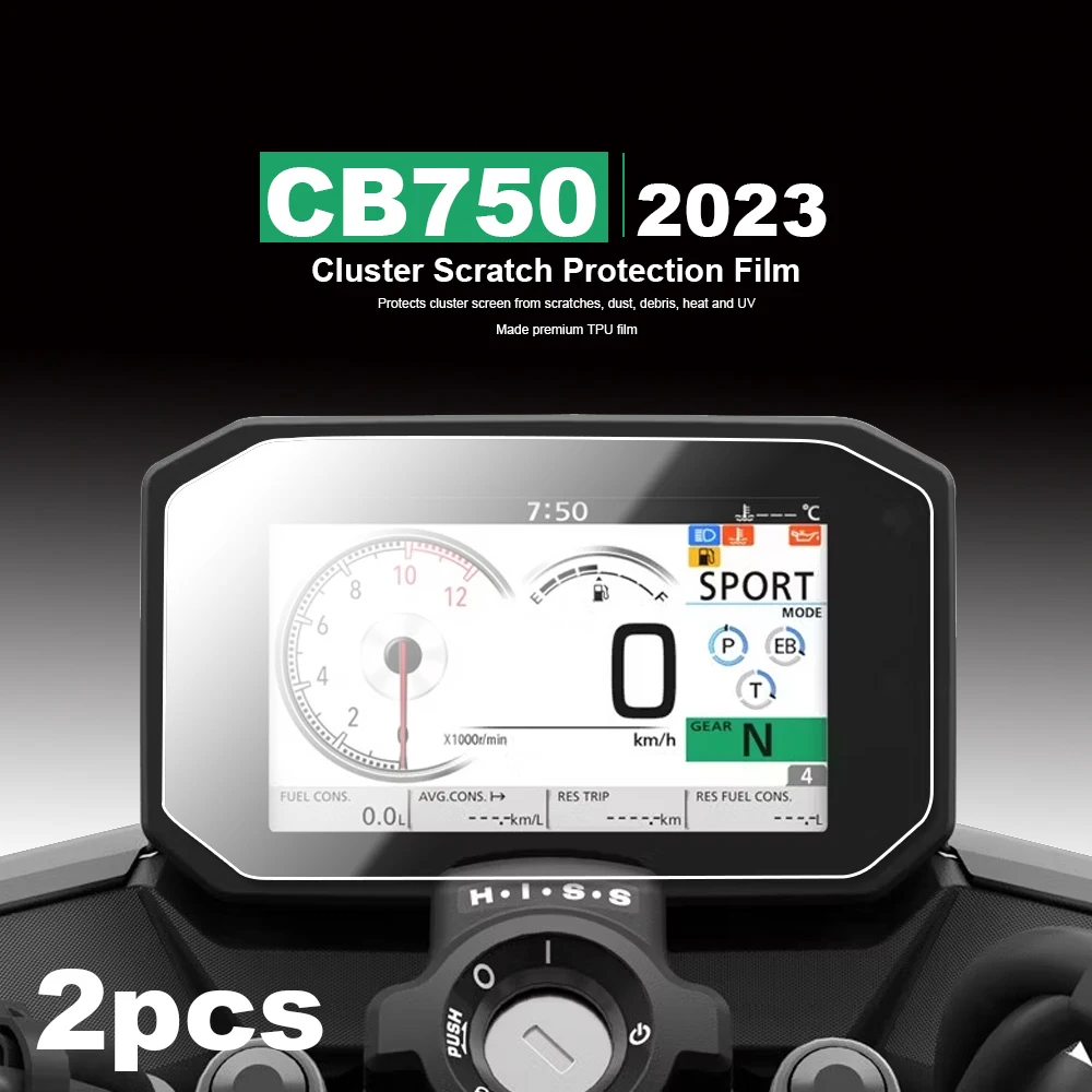 

For HONDA CB750 CB 750 HORNET 2023 Dashboard Screen Protector TFT LCD Cluster Scratch Screen Protection Film