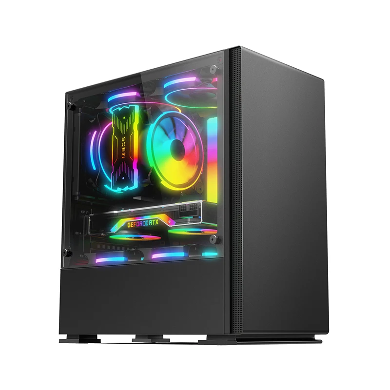 

Full side through the chassis CPU i5 12400F motherboard B660 GDDR4 16G memory GTX 1660 Super 6G 500W power supply