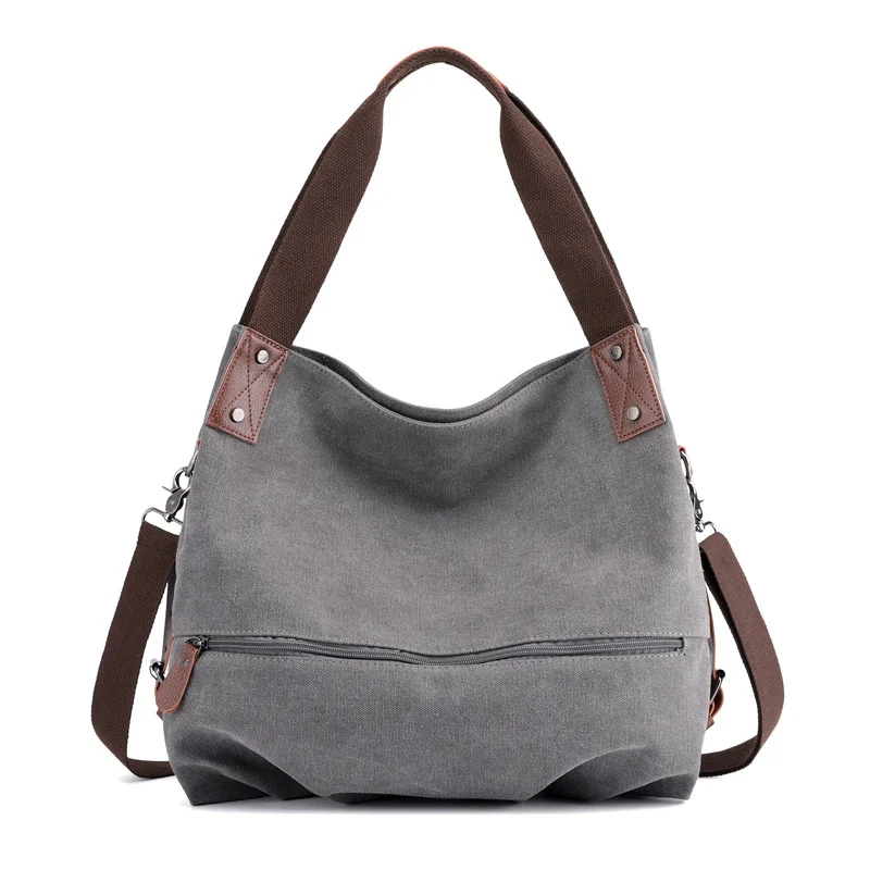 

Women's Canvas Bag Casual Fashion Spring and Summer New Canvas Women's Bag Shoulder Messenger Bag
