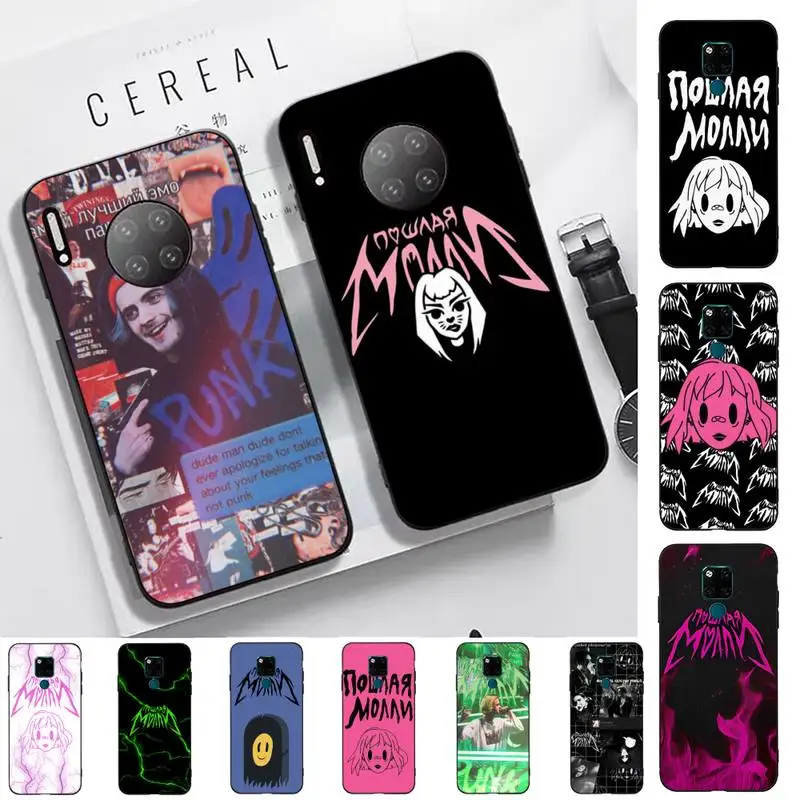 

singer Poshlaja Molli fashion Phone Case for Huawei Mate 20 10 9 40 30 lite pro X Nova 2 3i 7se cover