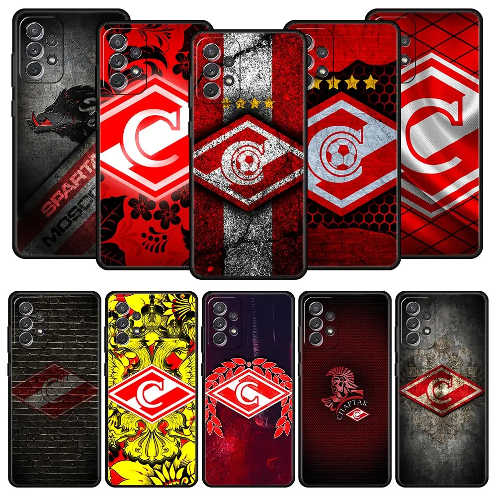 

Spartak Moscow Fashion Phone Case For Samsung Galaxy A51 A71 A41 A31 A21S A11 A01 A03S A12 M31 M22 A32 A52 A13 5G Silicone Cover