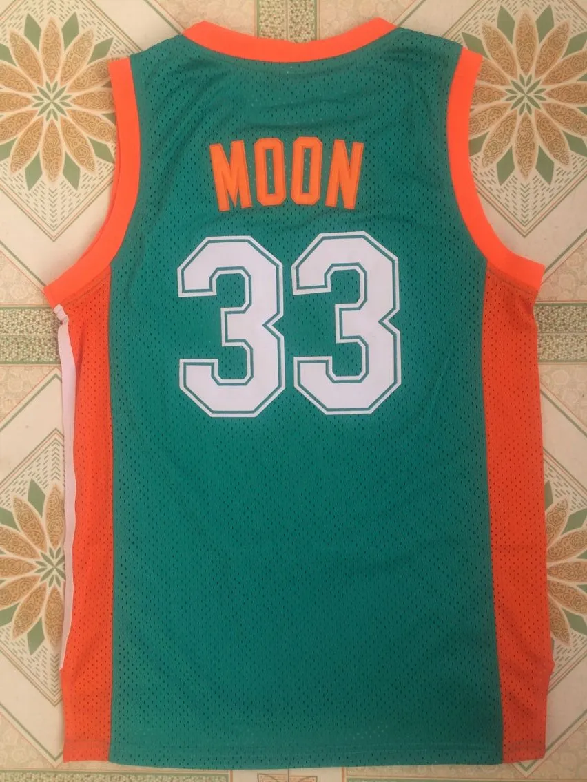 Баскетбольная майка Flint Tropics 7 кофейная черная 11 Ed Monix 33 Джерси Джеки Луны мужская