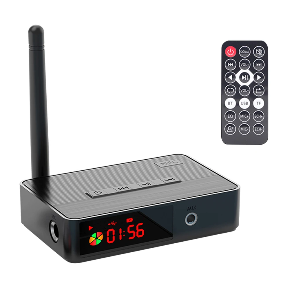 Bluetooth-совместимый беспроводной аудиоадаптер 5.3 HIFI 3 5 мм AUX оптический