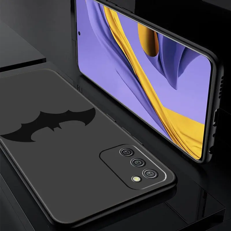 Классный чехол для телефона с логотипом Бэтмена Samsung Galaxy A51 A12 A21s A71 A31 A52 A32 Φ A02s A72 A11