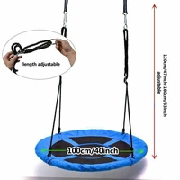 new style outdoor swing hammock 40 inch childrens platform swing tree spider web swing portable picnic camping leisure products