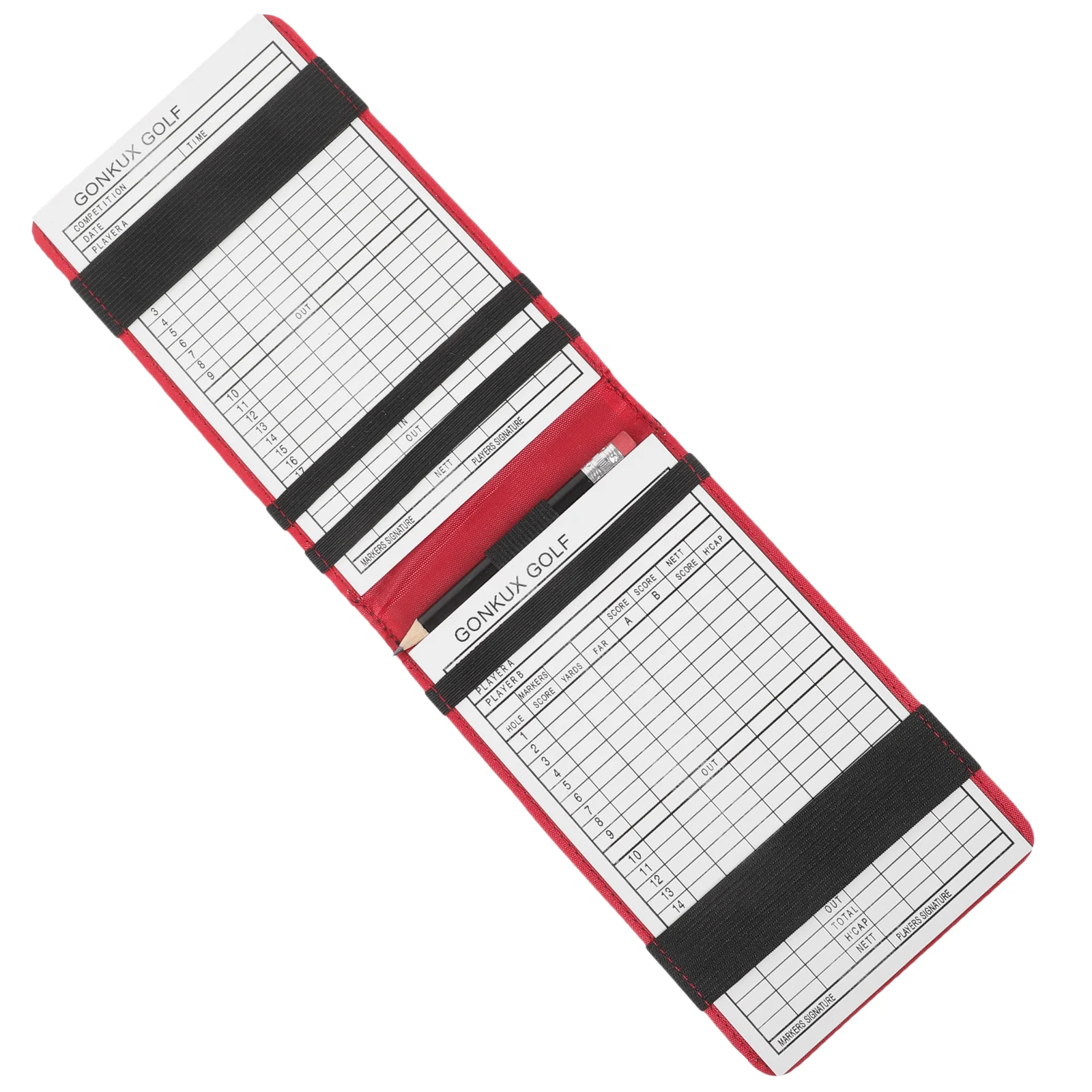 Points Record Book Score Recording Supply Balls Sports Scorebook Keeping Card Holder Sheet Music Portable Golfing Pu Notebook