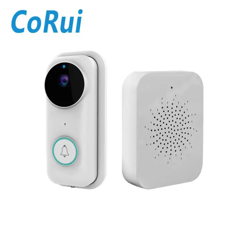 

CORUI Tuya WIFI Smart Life APP Graffiti Visual Doorbell Intelligent Video Intercom Monitoring Doorbell Protection Security