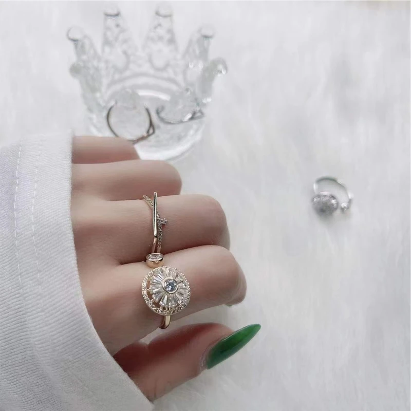 

Womens Spinning Rings for Relieving Anxiety for Party Jewelry Gifts