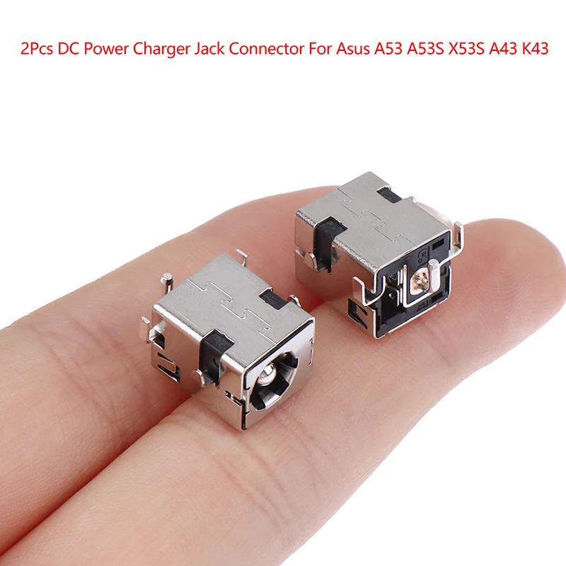 2Pcs DC Power Charger Jack Connector For Asus A53 A53S X53S A43 K43 Power Interface Charging Socket Head DC Jack