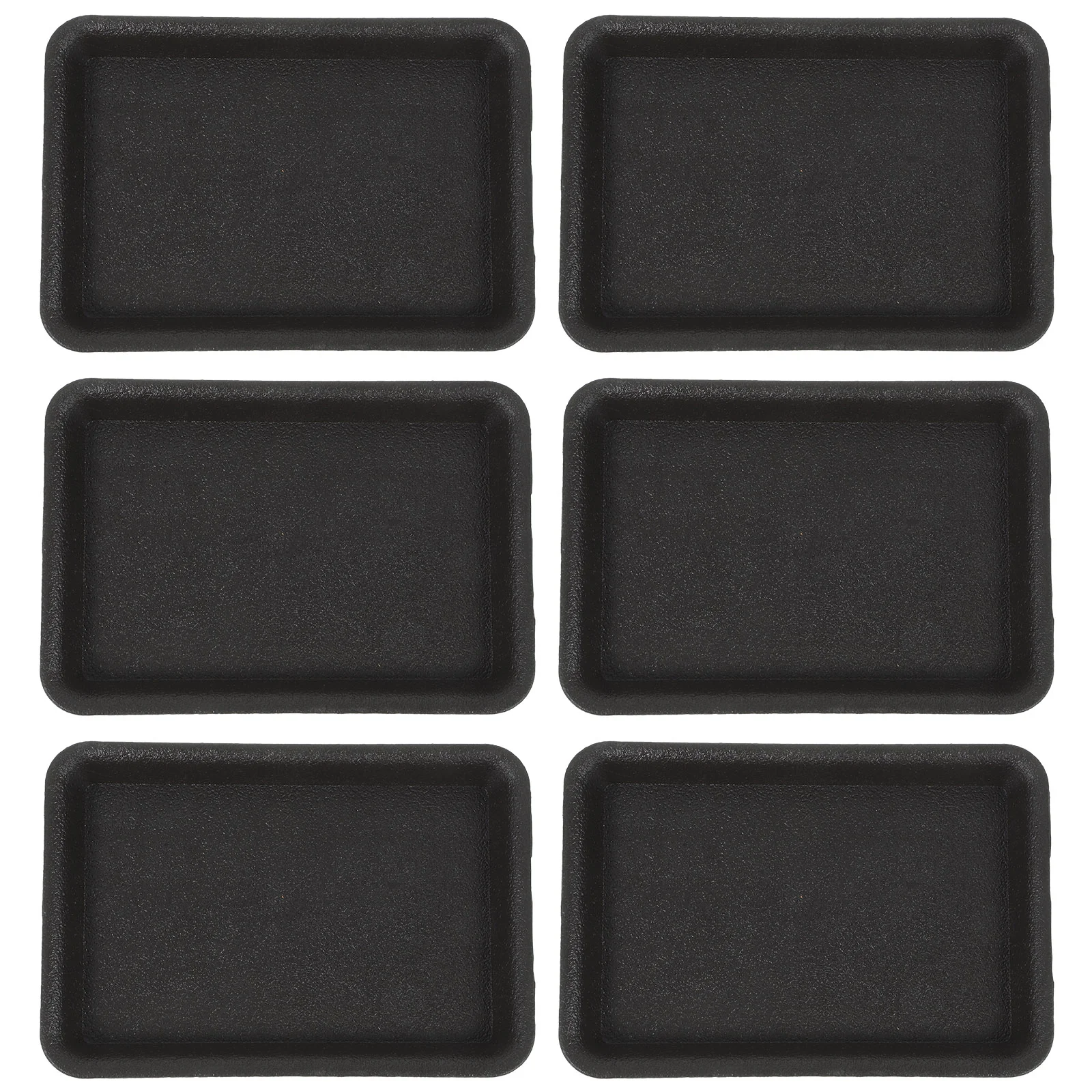 

6pcs Plastic Planter tray Flowerpot Dip Tray Balcony Planter Saucer Rectangular Planter Tray