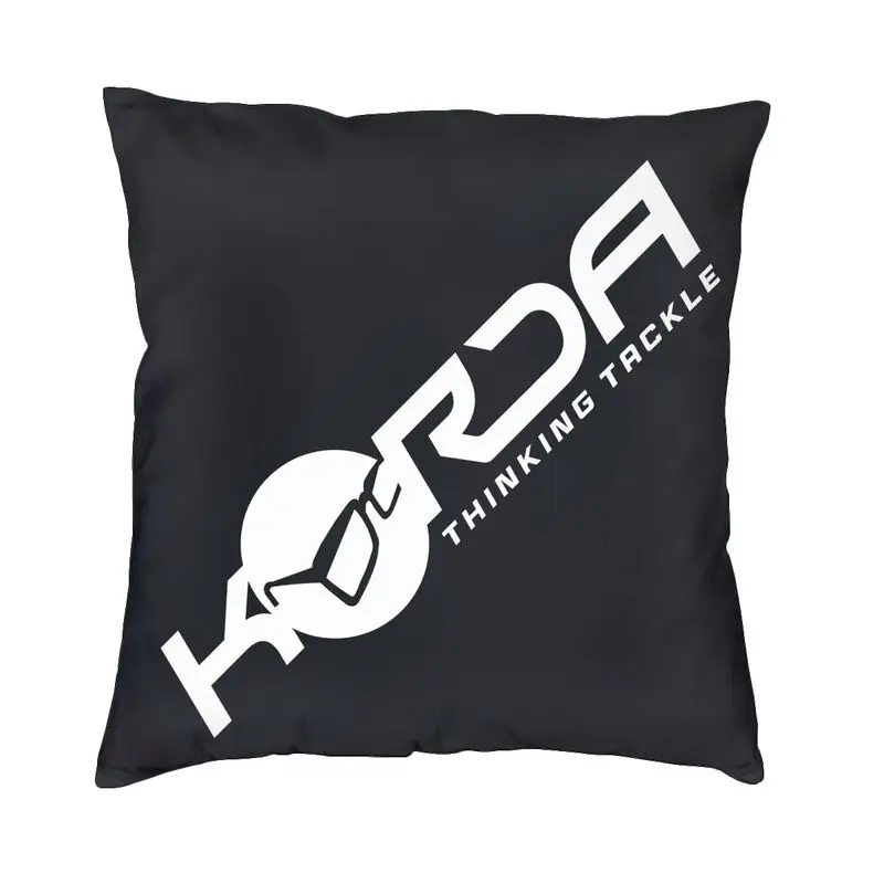

Nordic Style Korda Fishing Logo Throw Pillow Case Decoration Custom Fisherman Gift Cushion Cover 40x40 Pillowcover for Sofa