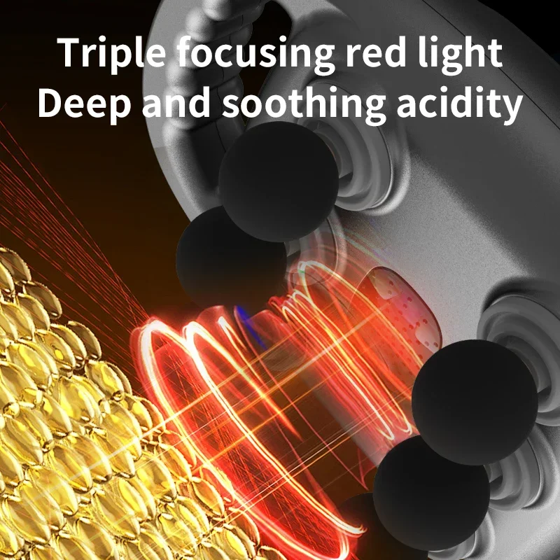 Электрический профессиональный 6-головочный массажный пистолет массажер для