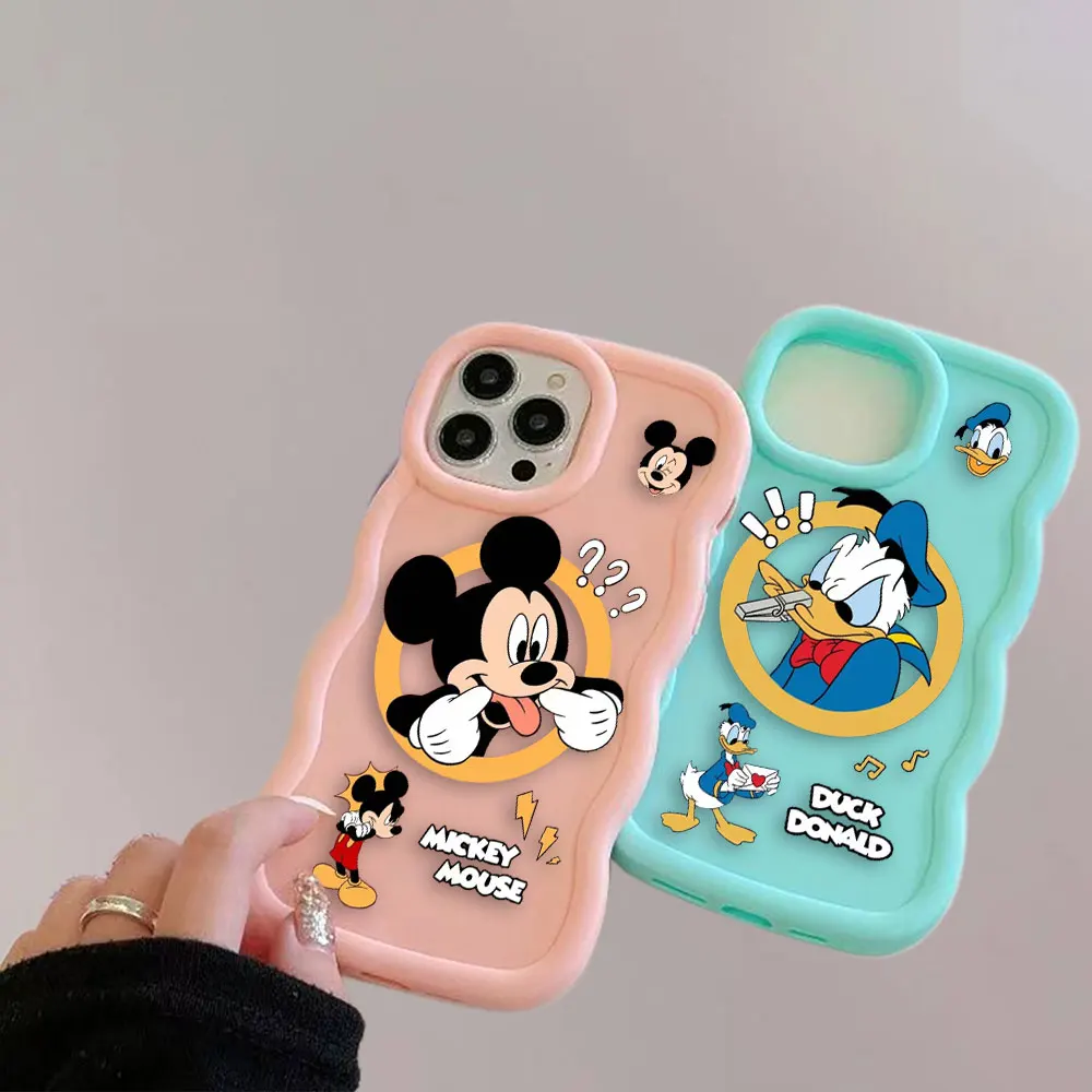 Противоударный матовый чехол для телефона с Микки Дональдом Даком Samsung GALAXY S21 S23 S20