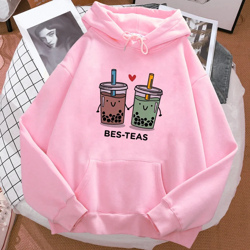 

Пузырьковый чай толстовки мужские хип-хоп винтажные 2022 уличная одежда Мужской пуловер графика