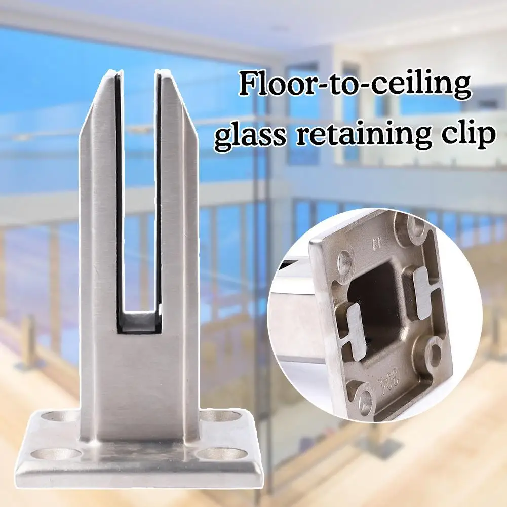 

Floor Standing Stairs Balcony Pool Glass Spigots Post Balustrade Railing Clamp Clips For Home Garden Swimming Pool Use