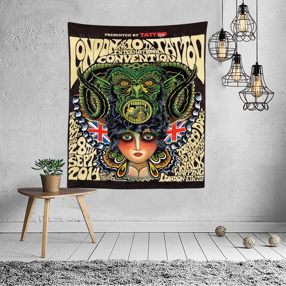 Великолепный Британский злодей из Лондона страшный Женский творческий постер в