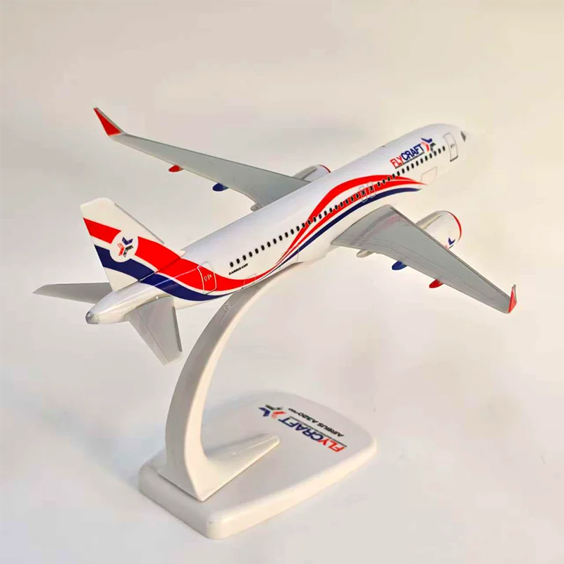 Фото АБС-пластик, масштаб 1/200, A320NEO FLYCRAFT, имитационная модель самолета, статическая коллекция, украшенные праздничные подарки, игрушки №3