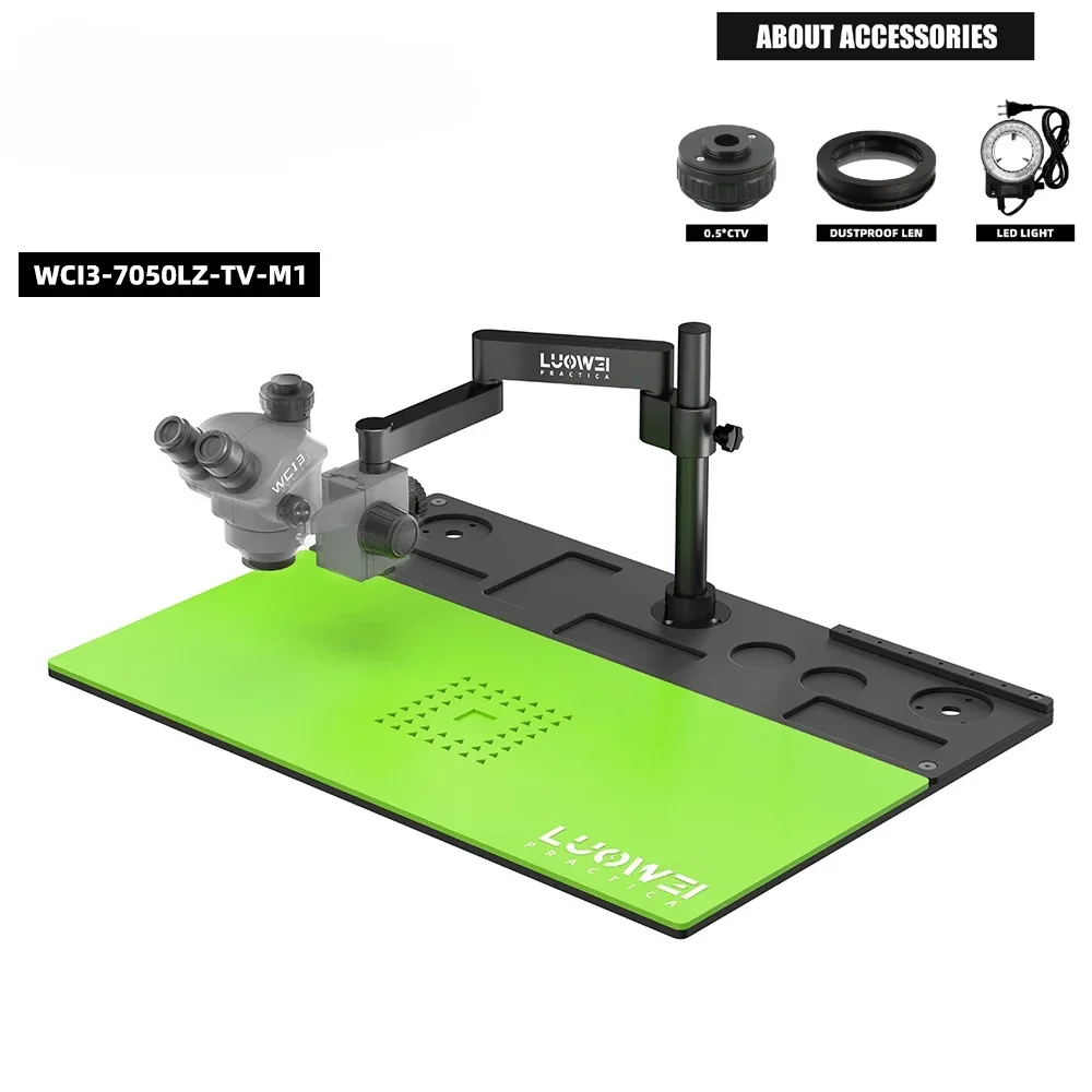 Бинокулярный Тринокулярный Универсальный мобильный микроскоп для WC13 6 5-65X 7-50X